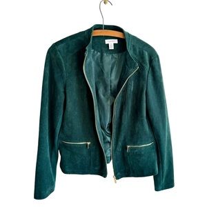 Calvin Klein Emerald Forest Green Zip Up Jacket